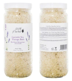100% Pure Lavender Sea Therapy Bath Soak 15 Oz.