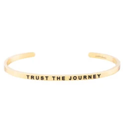 Mantraband Trust The Journey Bracelet Yellow Gold