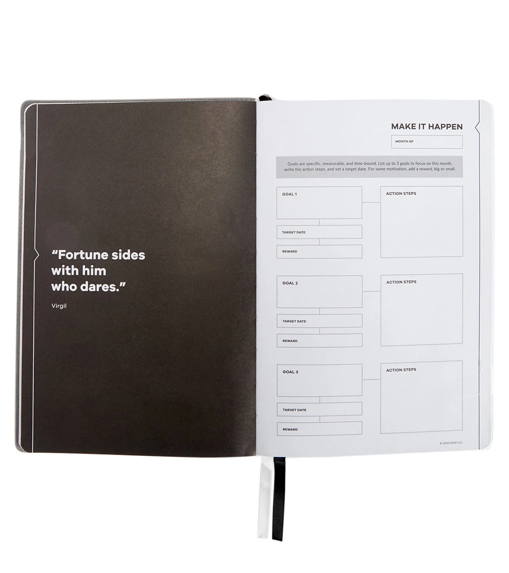 Sked Planner Small Classic Black Planner - Image 5