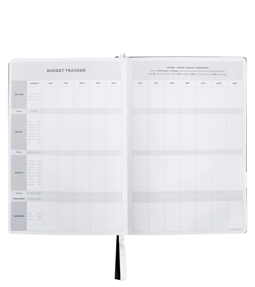 Sked Planner Small Classic Black Planner - Image 6