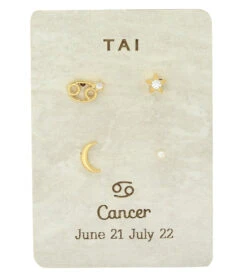 TAI Jewelry Constellation Stud Pack Cancer
