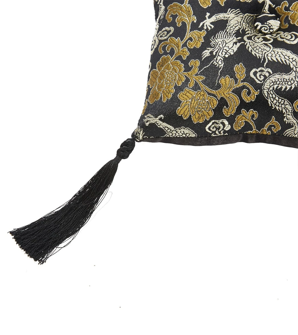 DZi 7'' Brocade Bowl Cushion Black - Image 2