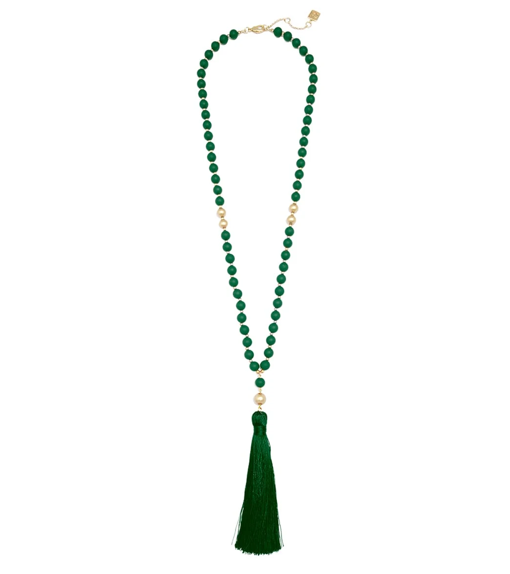 Zenzii Matte Beaded Necklace With Tassel - Image 8