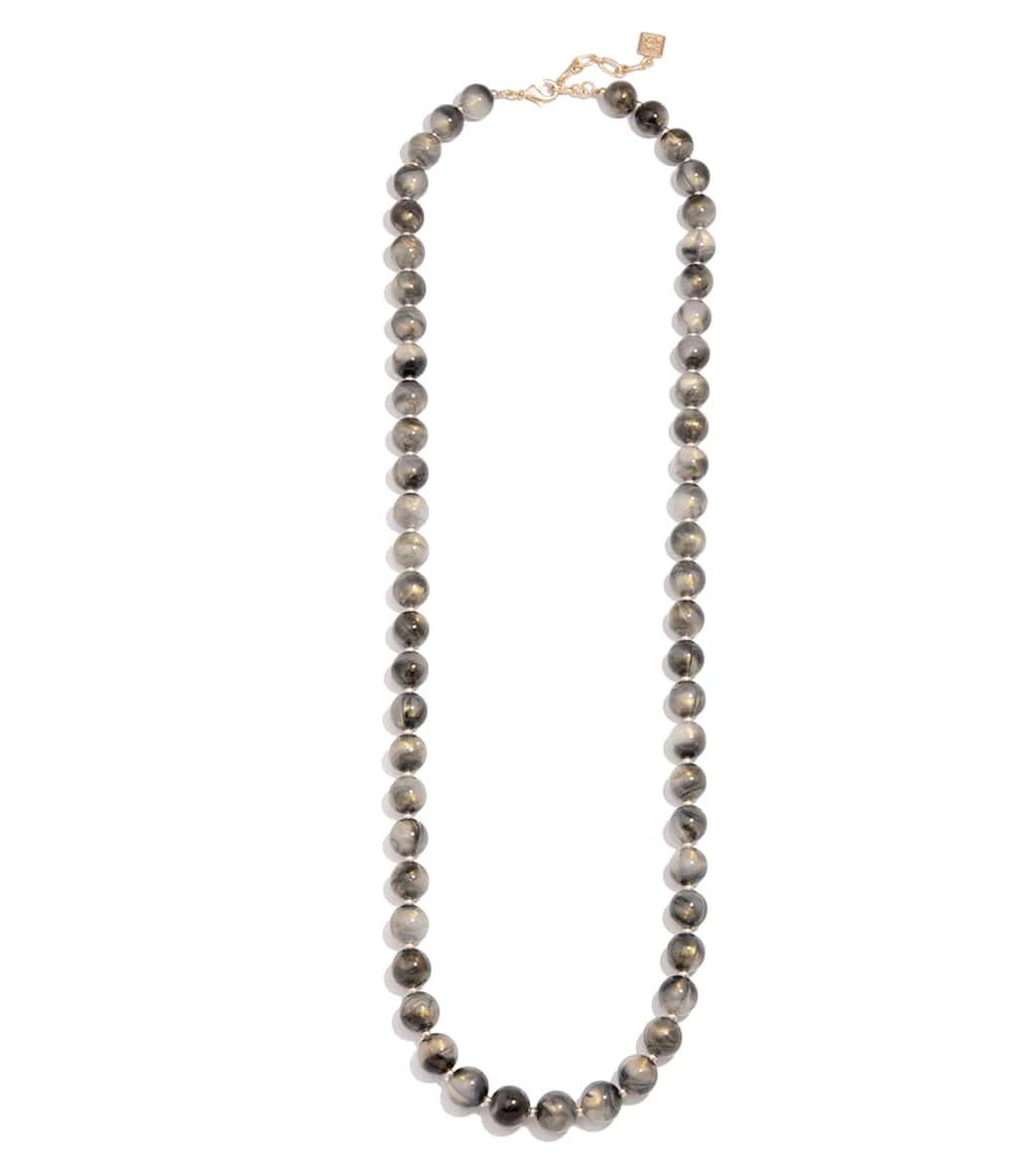 Zenzii Iridescent Beaded Long Necklace - Image 4