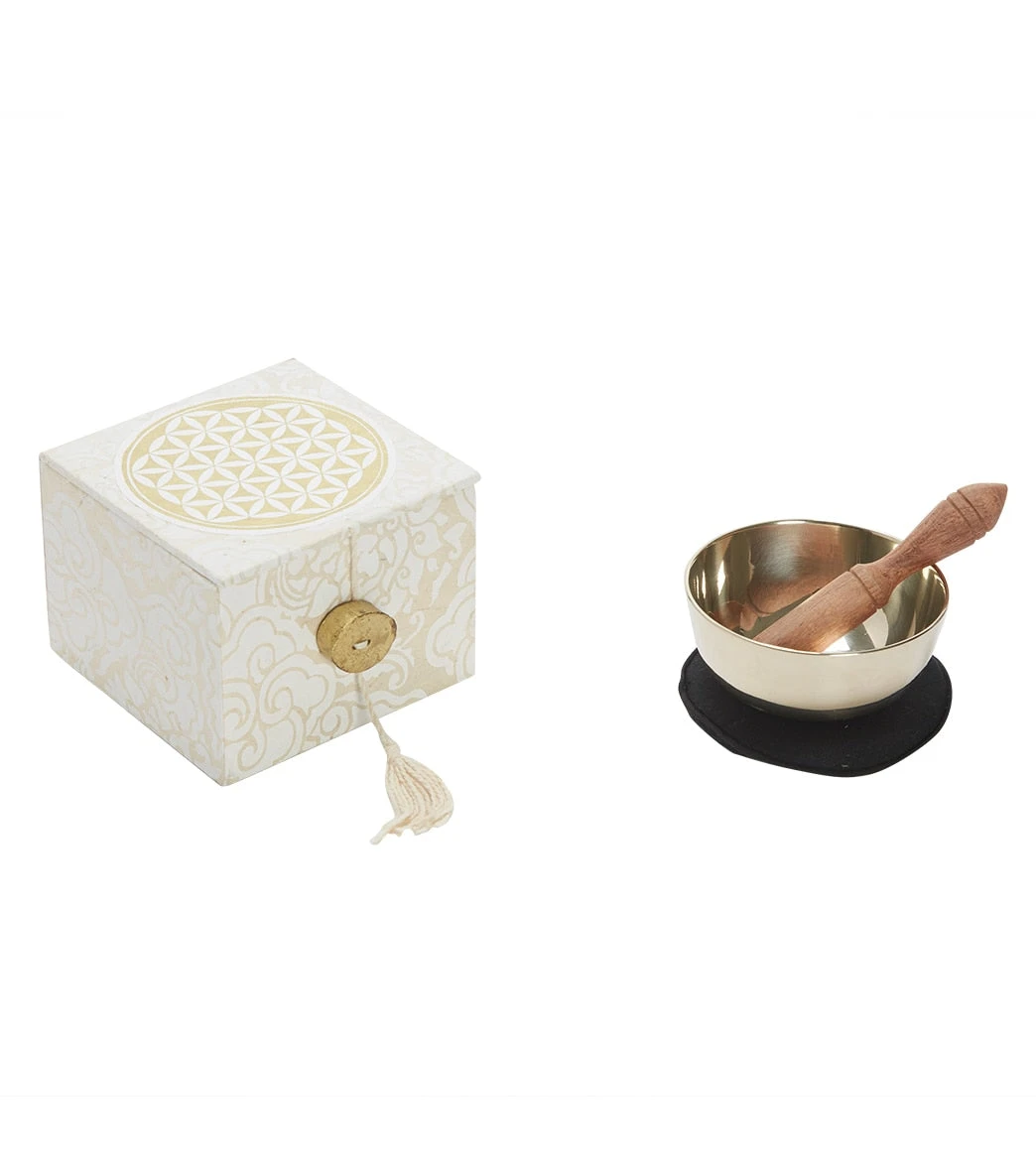 DZi Meditation Bowl Box: 3'' Flower Of Life - Image 5