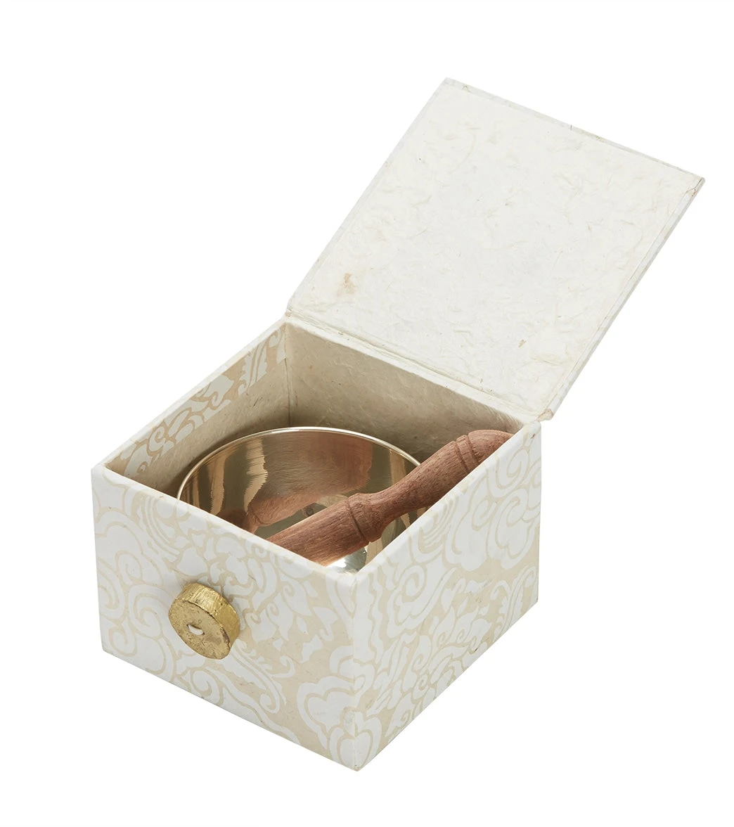 DZi Meditation Bowl Box: 3'' Flower Of Life - Image 4