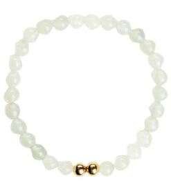 Mala Collective Green Jade Bracelet Green Jade, Gold