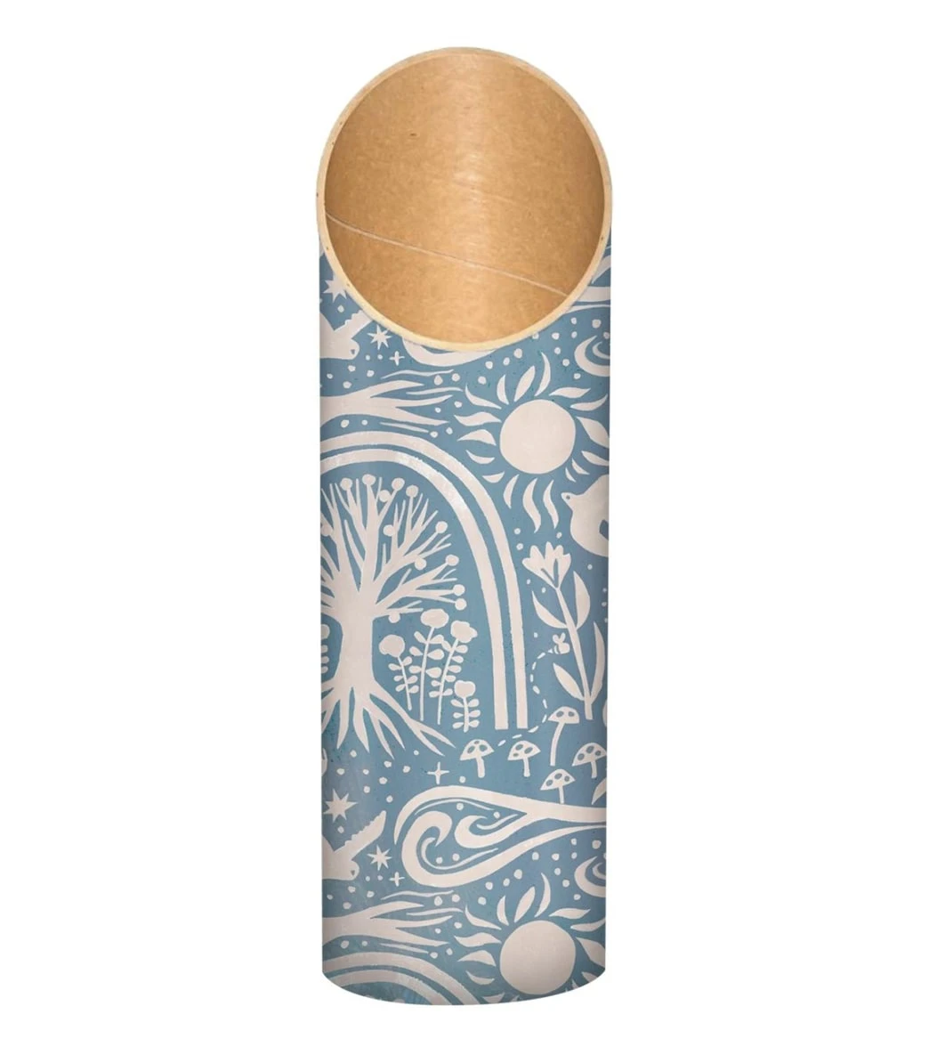 Mache Homi Yoga Mat Storage Tube | Cosmos Blue, White - Image 3