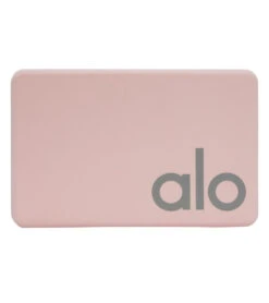 Alo Yoga Uplifting Yoga Block Powder Pink/Silver