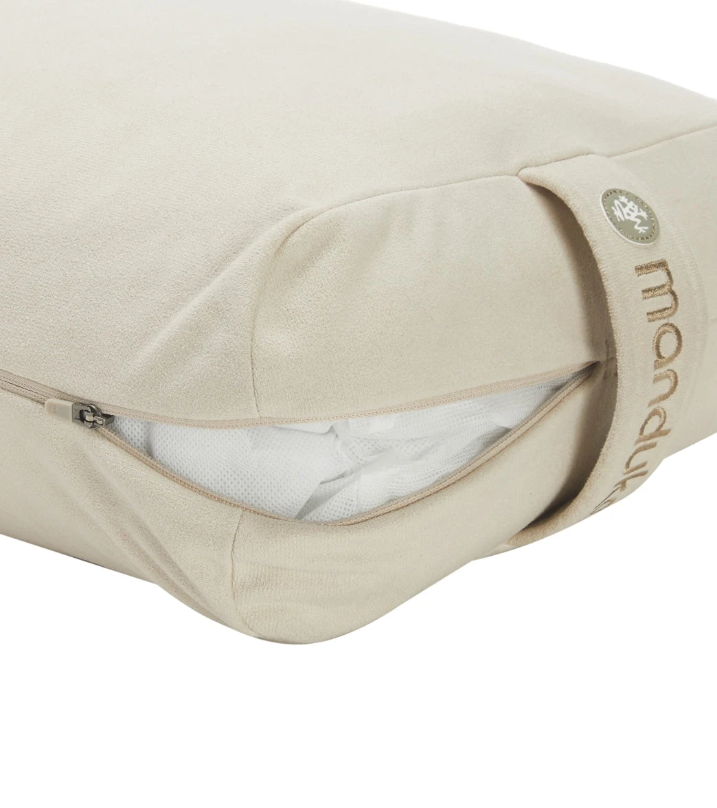 Manduka Enlight Rectangular Yoga Bolster Sand - Image 3