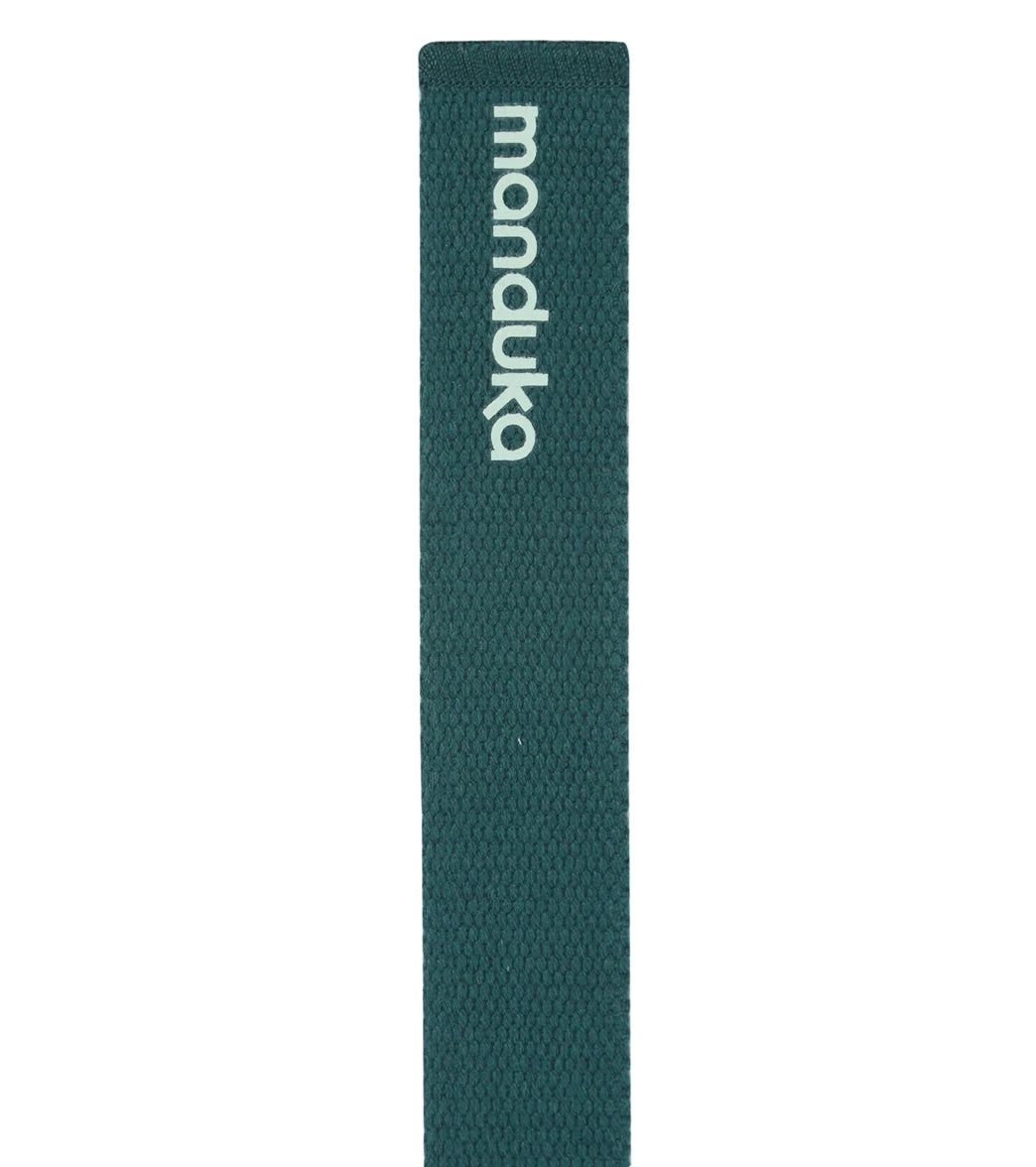 Manduka Unfold 2.0 6 Foot Yoga Strap Deep Sea Green - Image 2