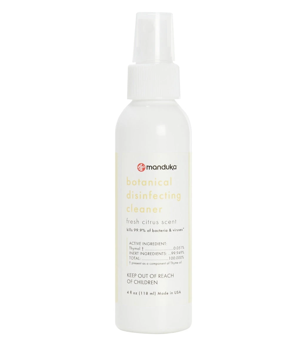 Manduka Botanical Disinfecting Cleaner, 4oz Fresh Citrus