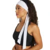 Alo Yoga Fresh Mesh Tie Headband White