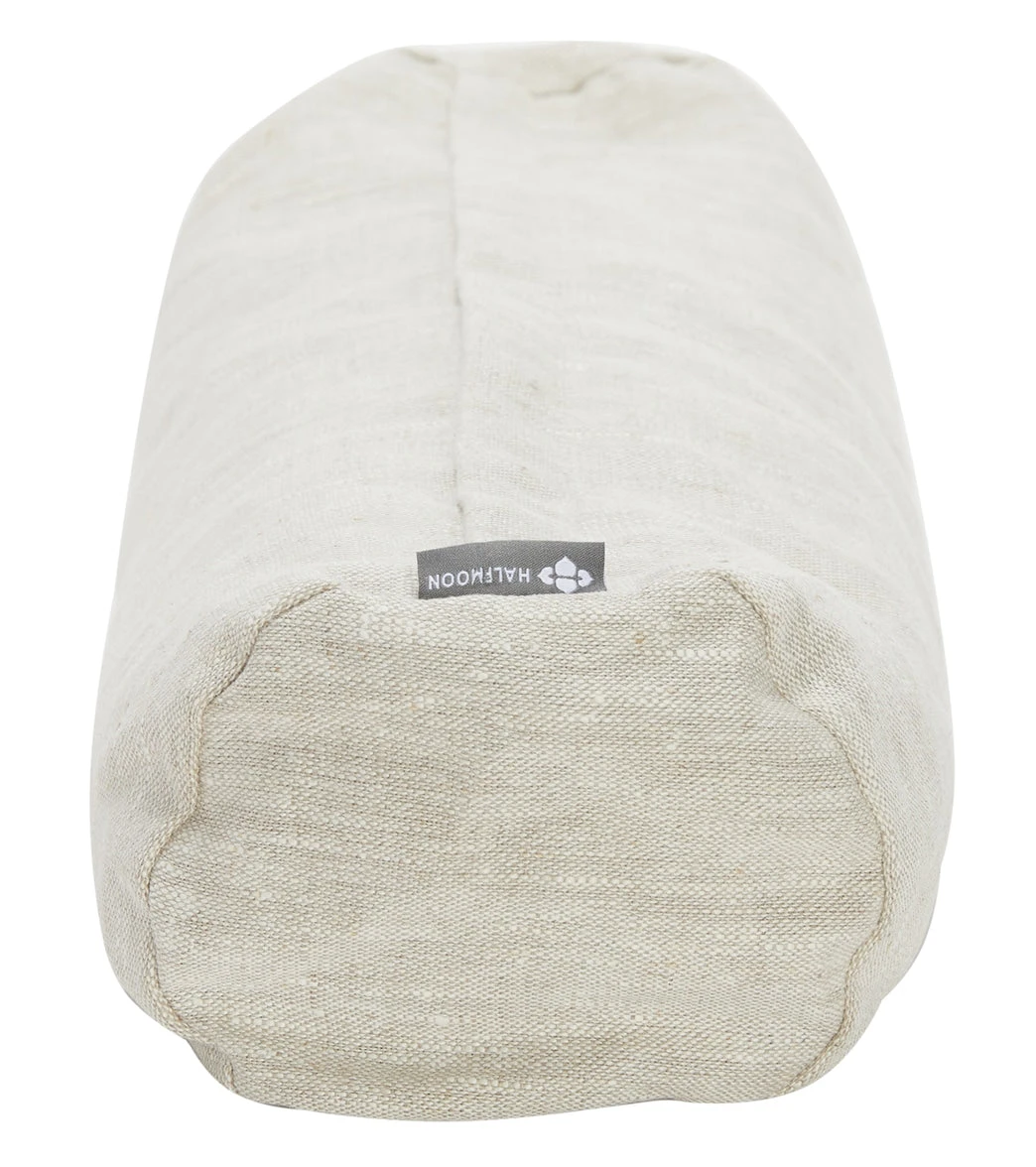Halfmoon Linen Mini Cylindrical Bolster - Image 2