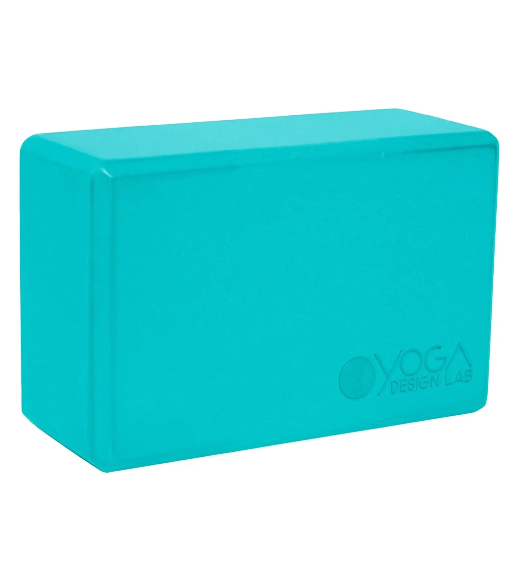 Yoga Design Lab Recycled Foam Yoga Block Aqua Sky - Image 4