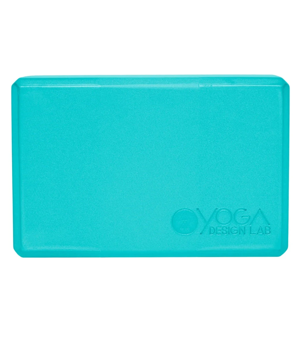 Yoga Design Lab Recycled Foam Yoga Block Aqua Sky - Image 2