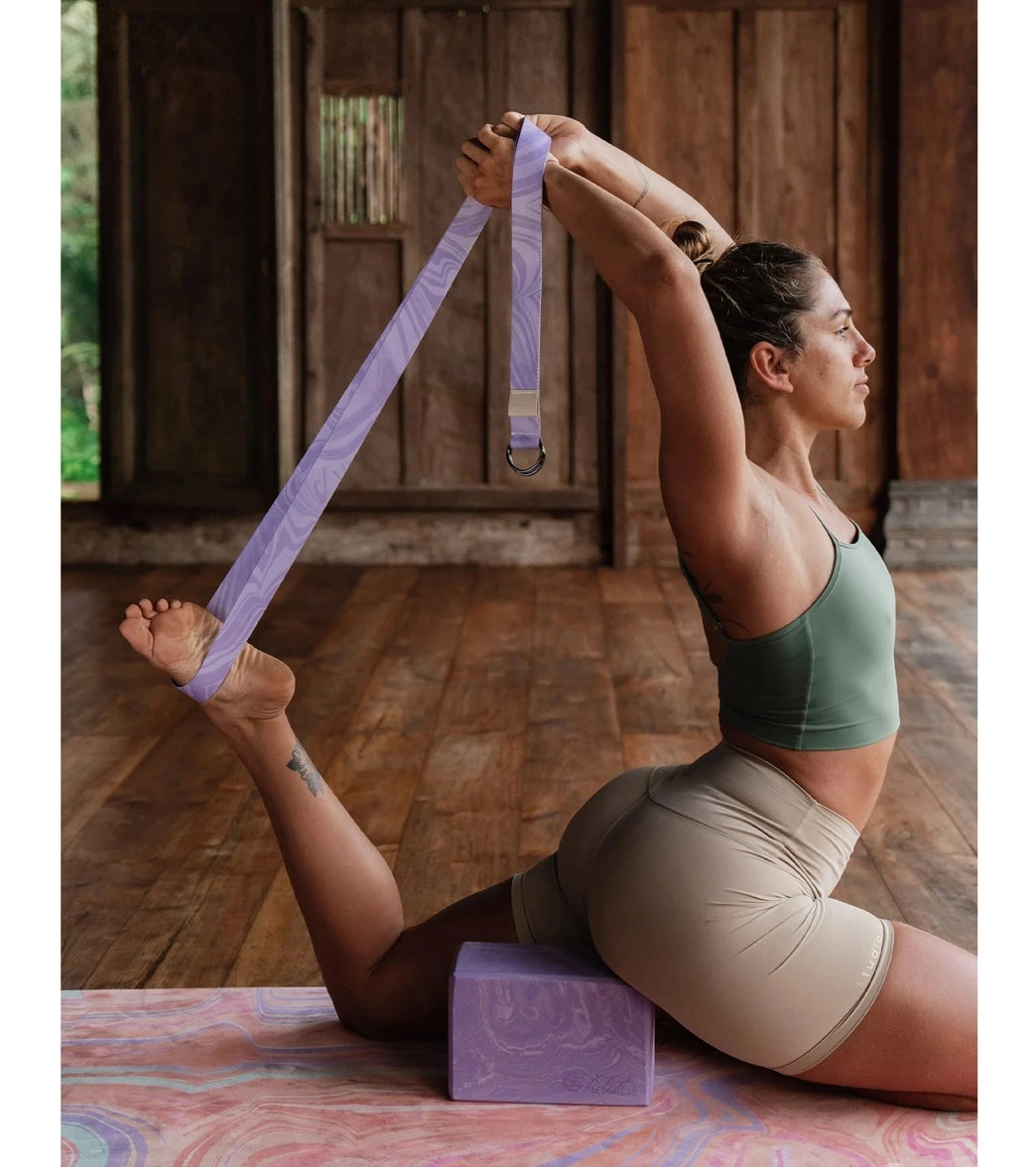 Yoga Design Lab Yoga Strap Lavender - Image 3