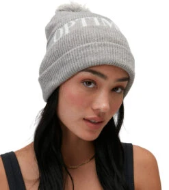 Spiritual Gangster Eternal Optimist Pom Pom Beanie