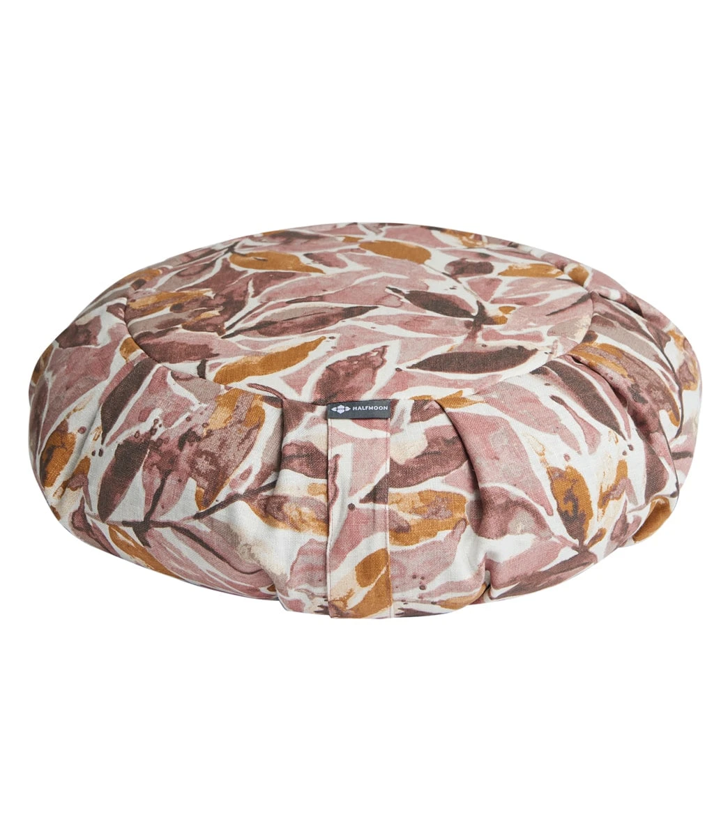 Halfmoon Linen Round Meditation Cushion Boreal - Image 3