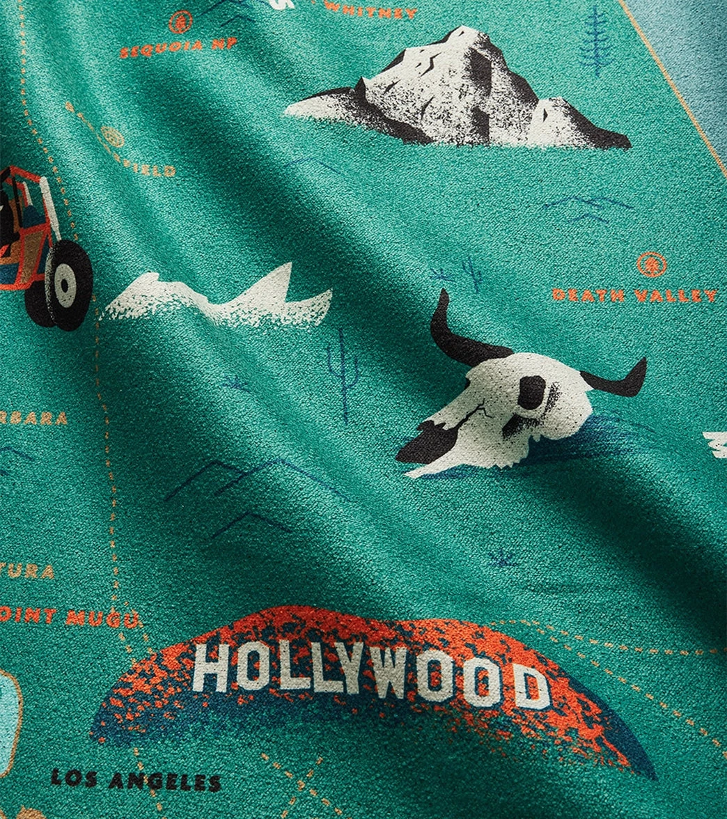 Nomadix Original Towel California Map - Image 2