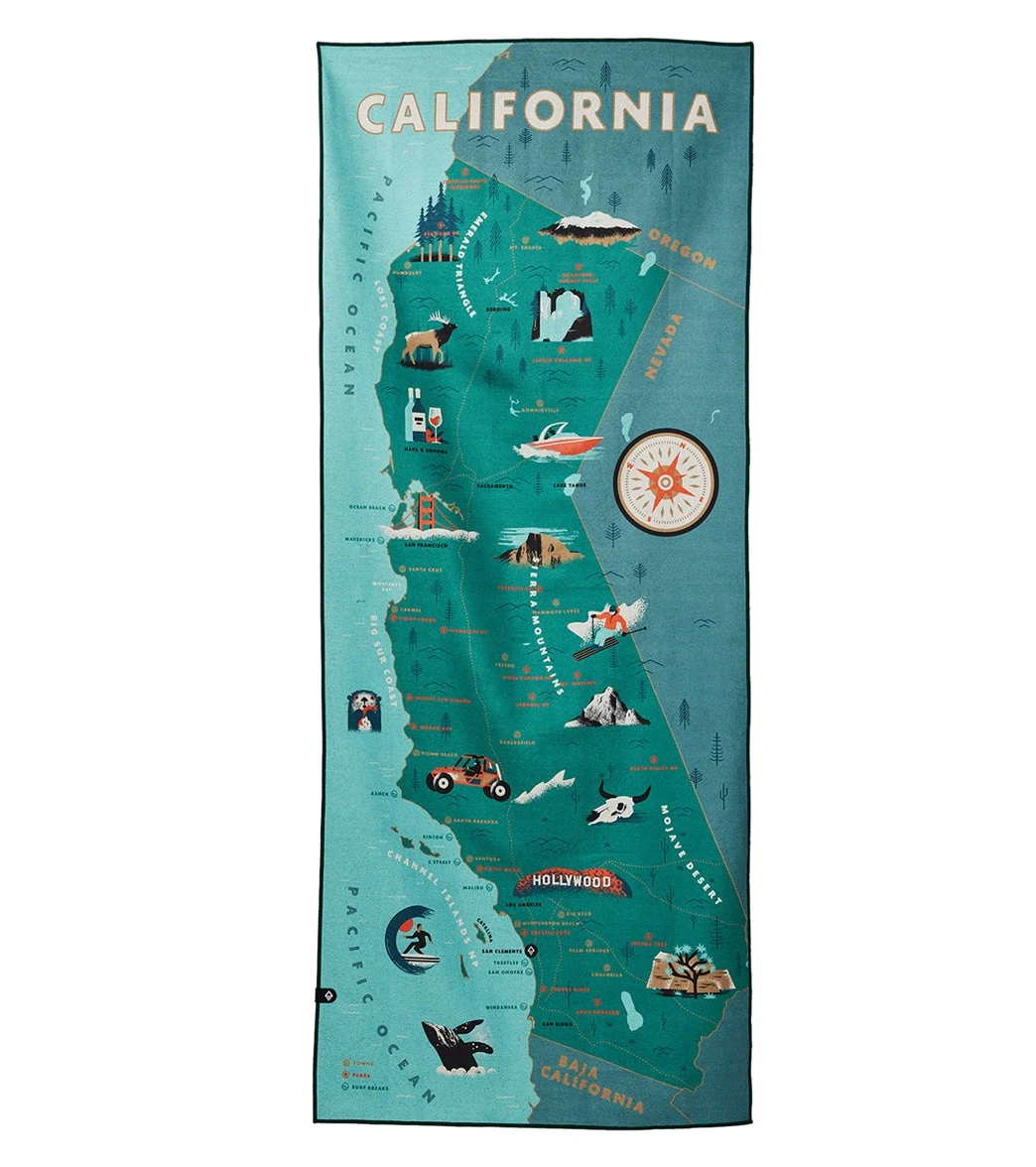 Nomadix Original Towel California Map - Image 4