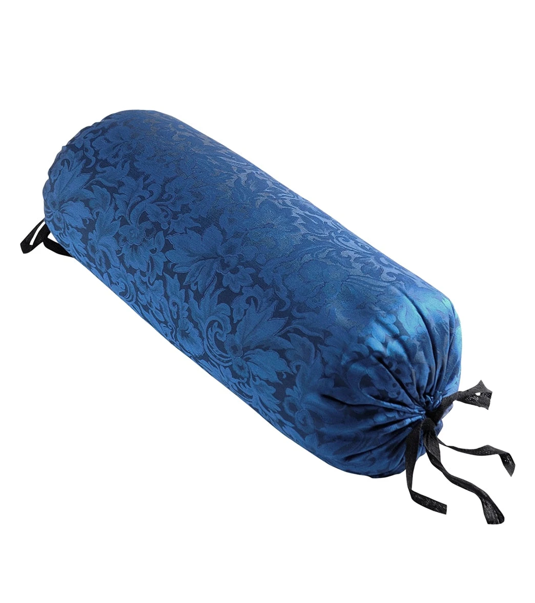 Hugger Mugger Silk Yoga Neck Pillow Indigo