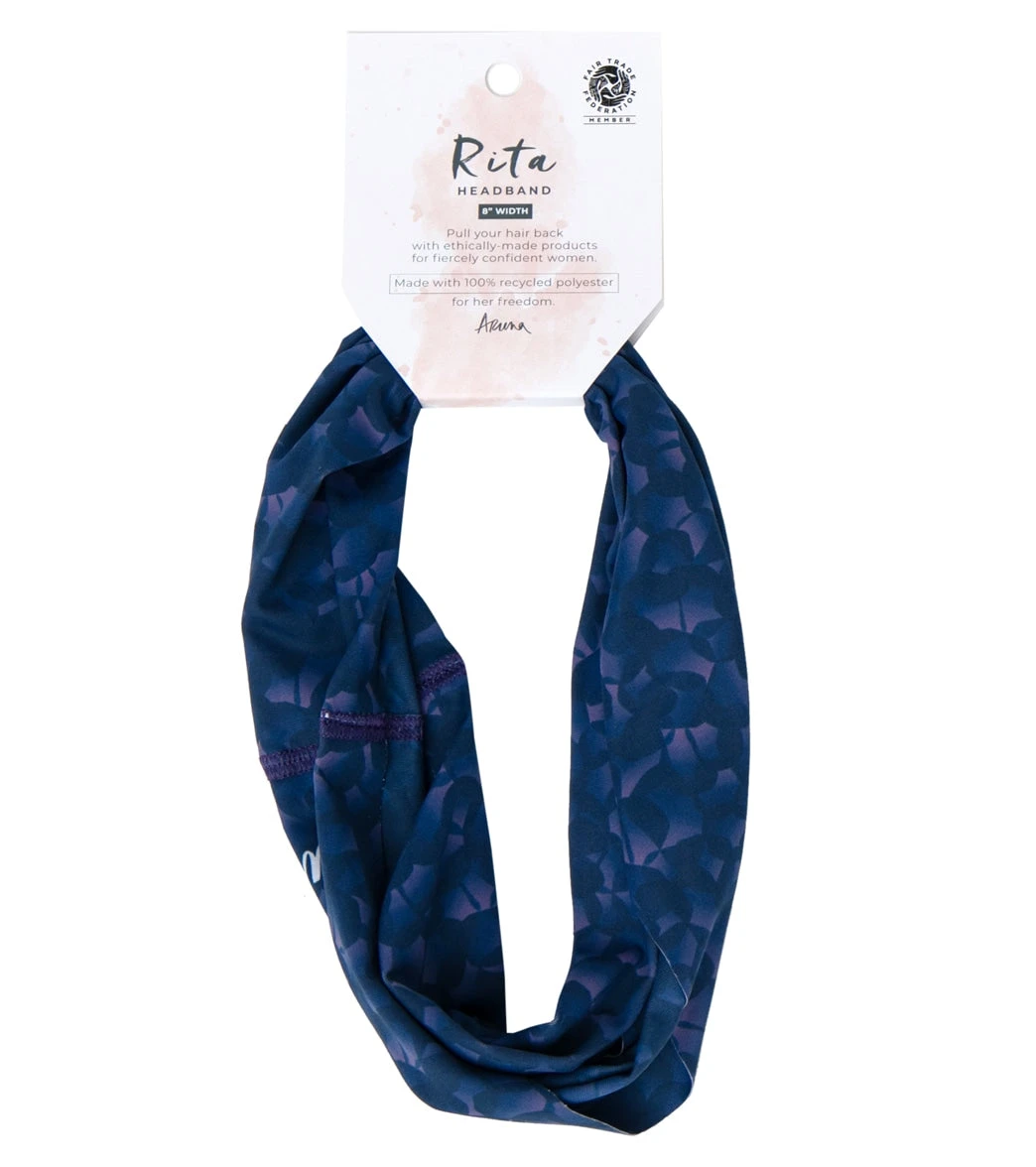 Aruna Project Rita Headbands Navy Pebbles - Image 3