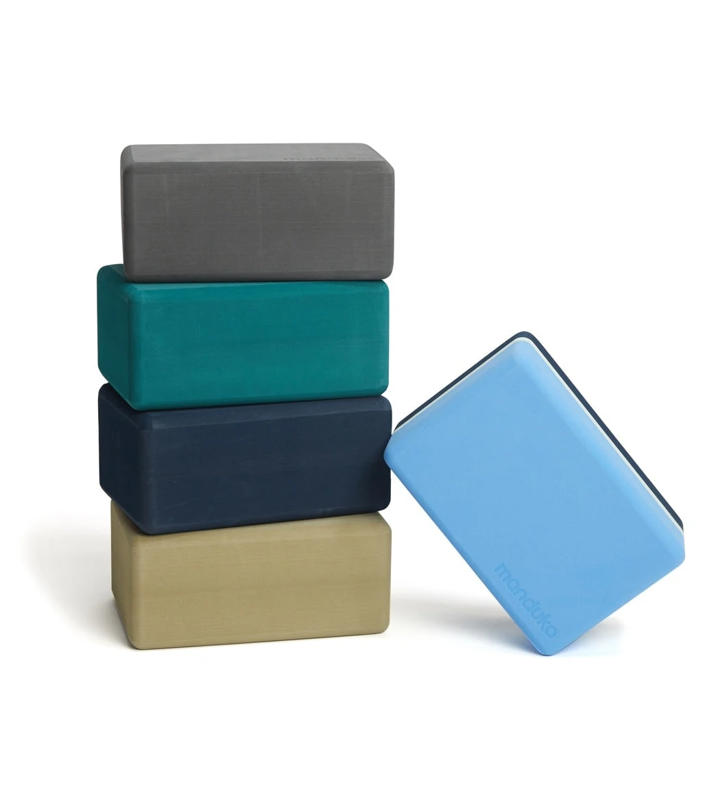 Manduka Recycled Foam Yoga Block Sage - Image 5