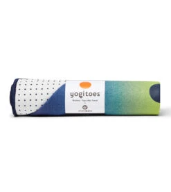 Manduka Yogitoes® Yoga Mat Towel, 71" Emerald Array
