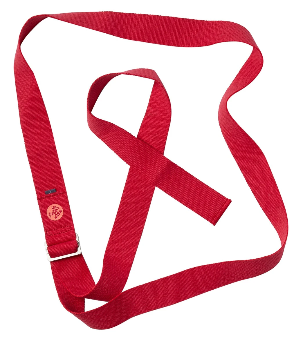 Manduka AligN 8' Yoga Strap Rose - Image 2